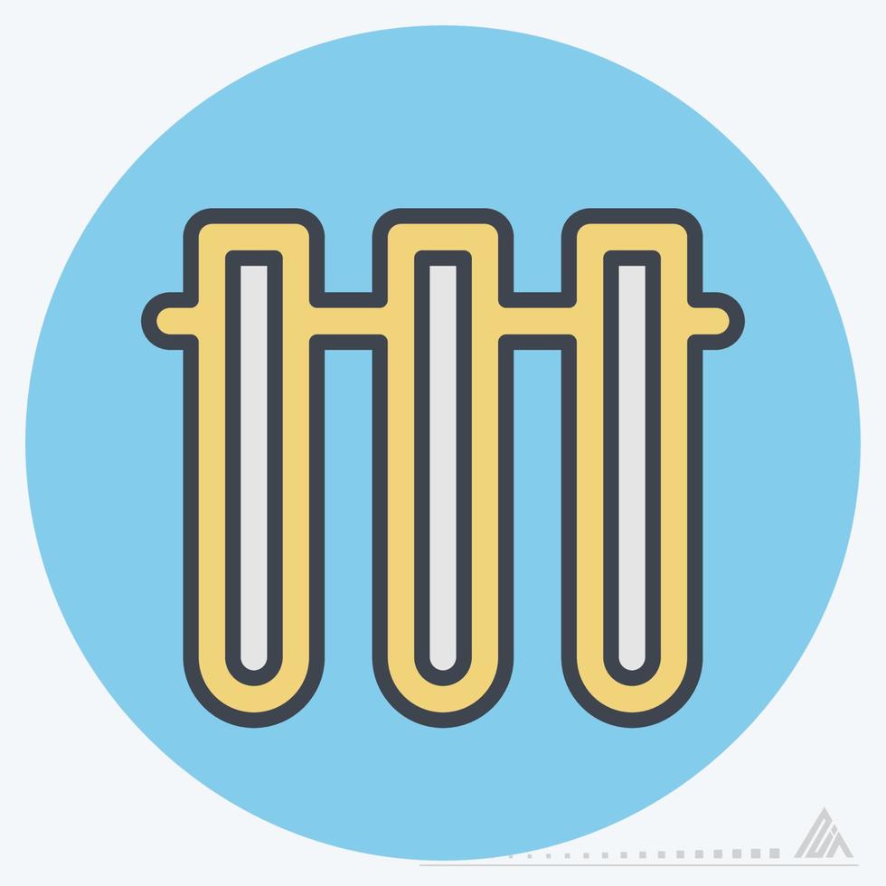 Icon Vector of Vials 2 - Color Mate Style