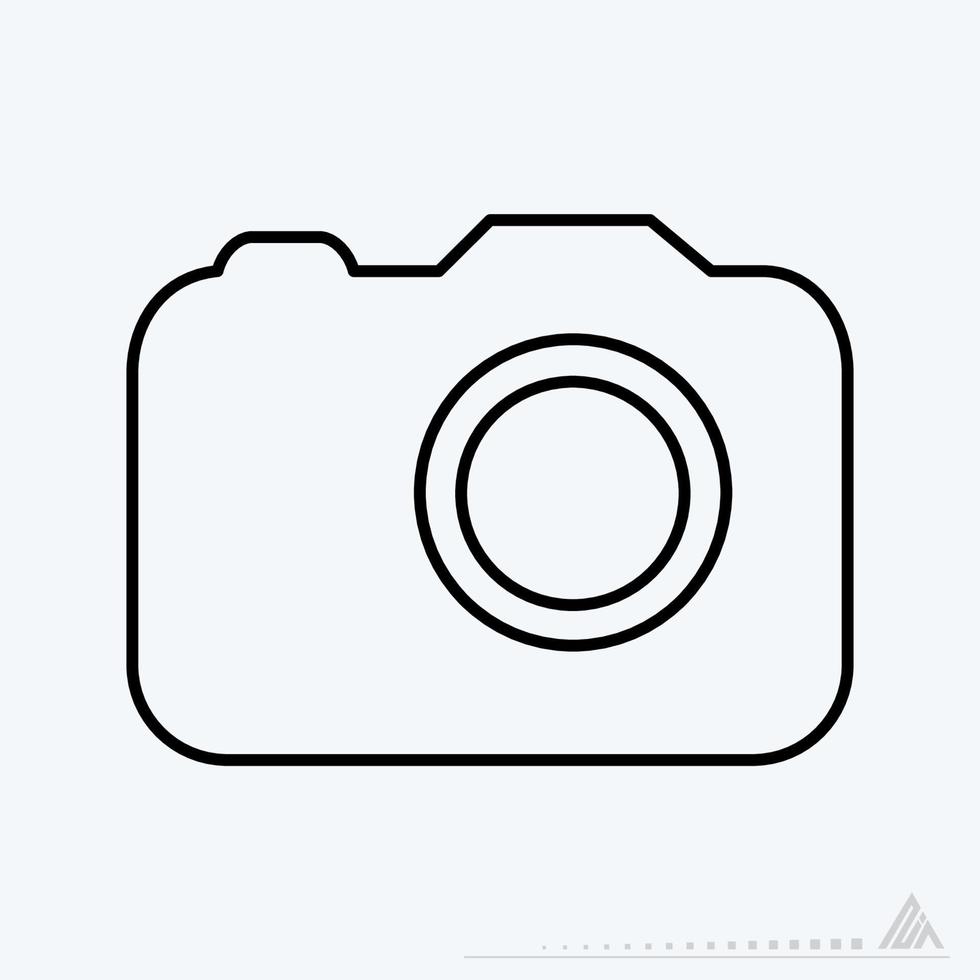 Icon Vector of Camera - Line Style