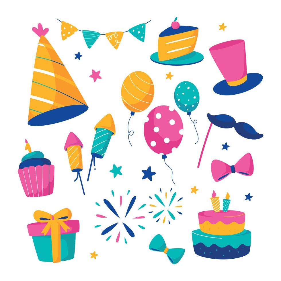 Party Elements Collection vector