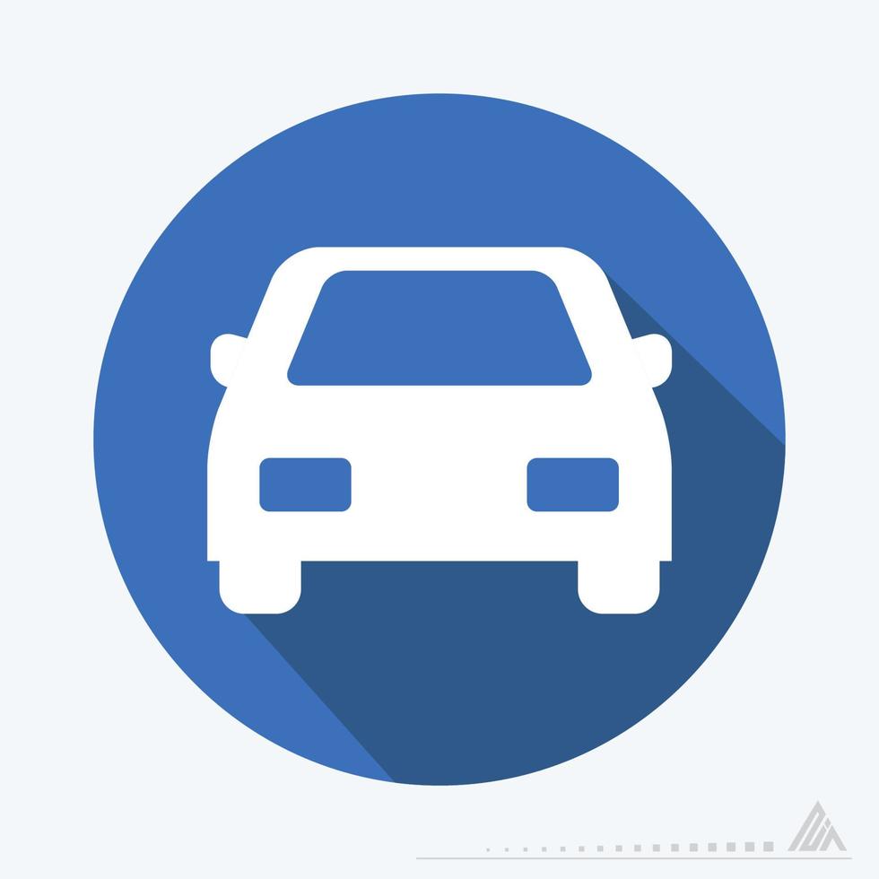 gráfico vectorial de coche - estilo plano vector