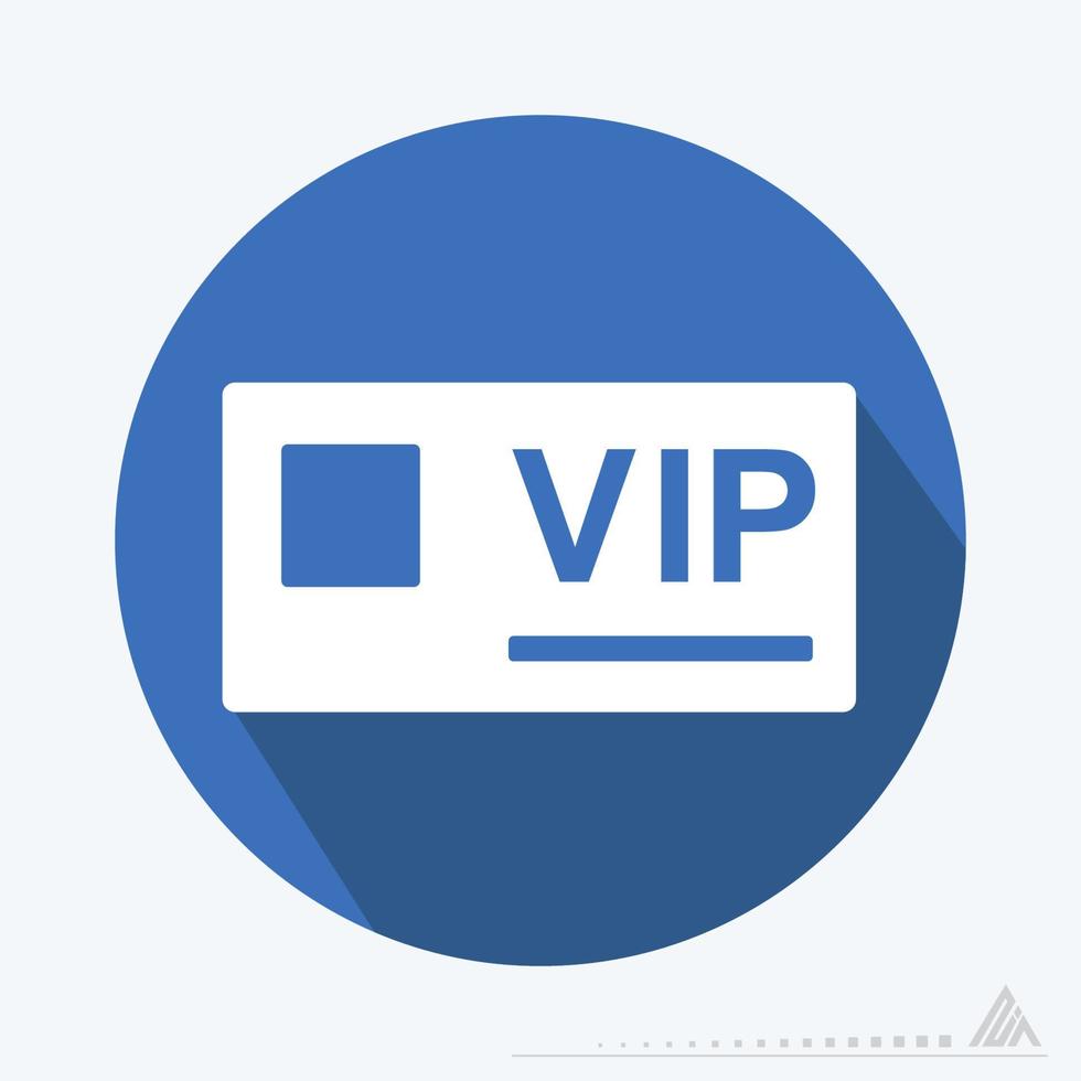 Vector Graphic of VIP Card - Flat Style