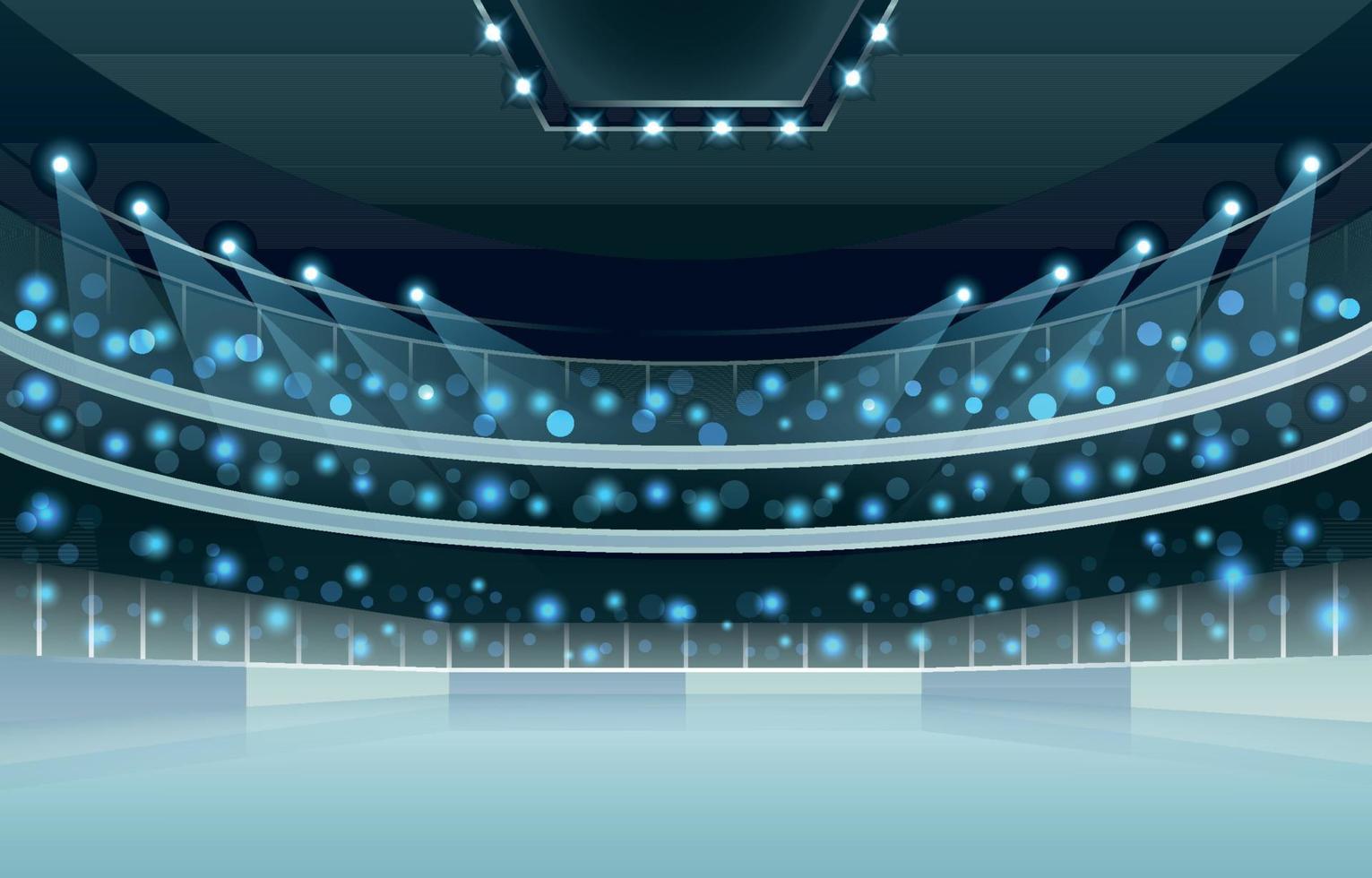 Ice Skating Rink Background vector