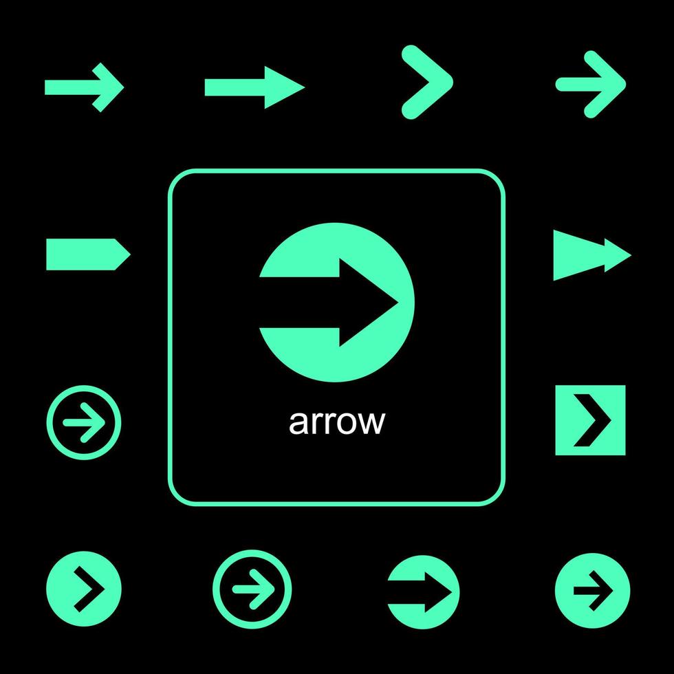 arrow icon indicating direction vector