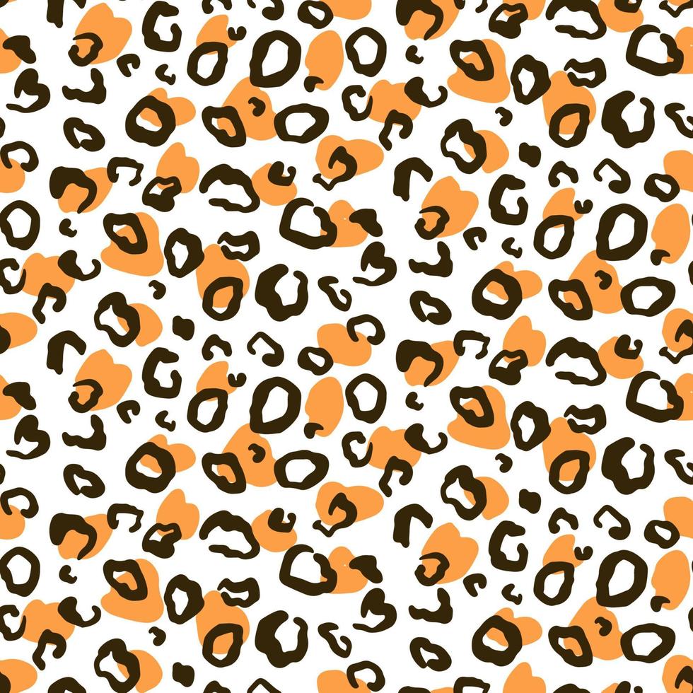 Vector animal leopard skin texture print pattern