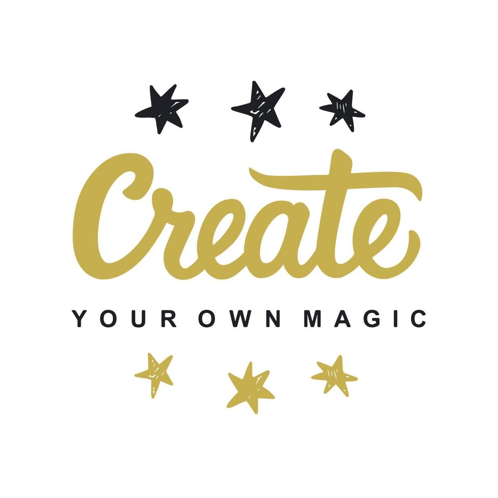 Create Your Own Magic vector