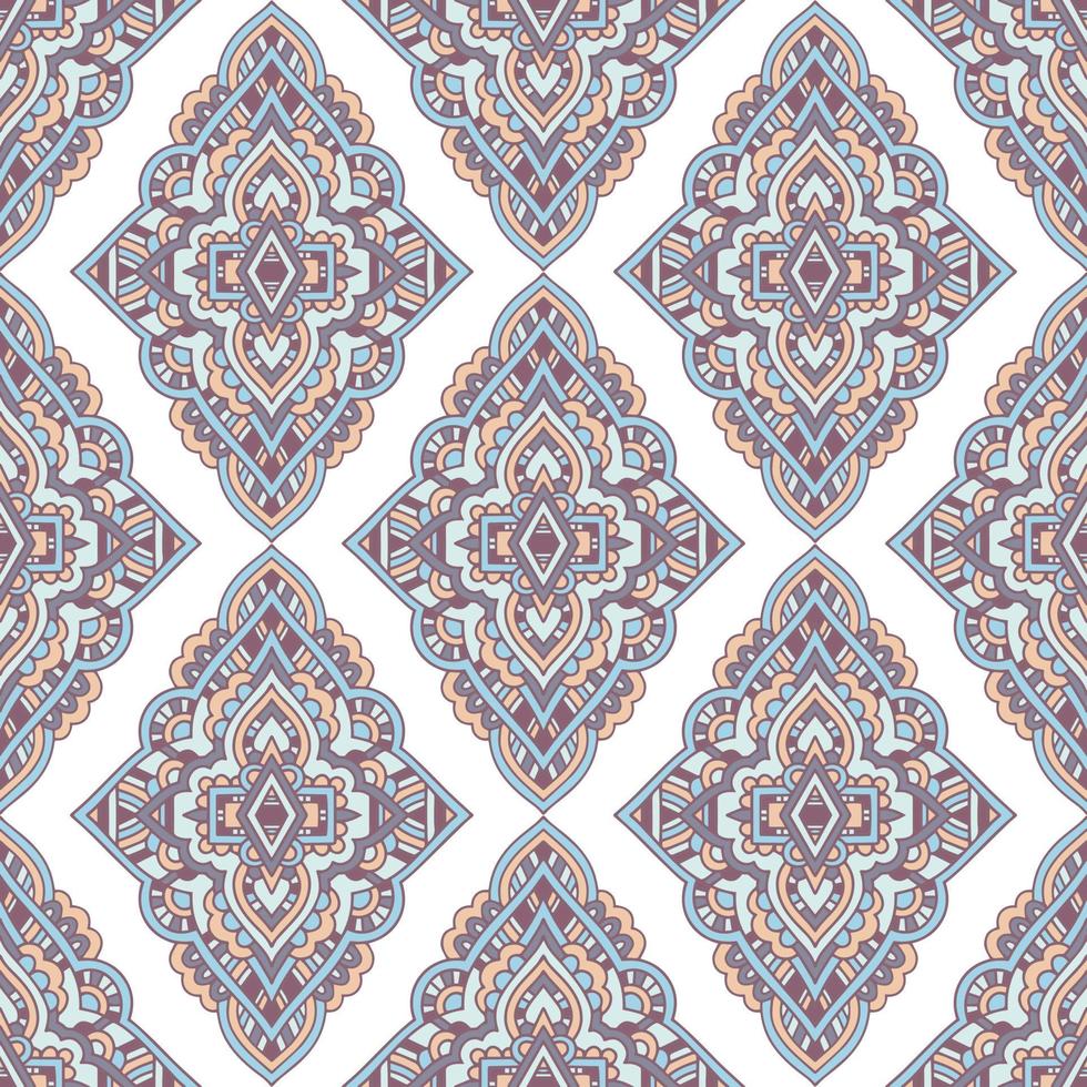 Ethnic tribal pattern, outline and hand drawn style vector