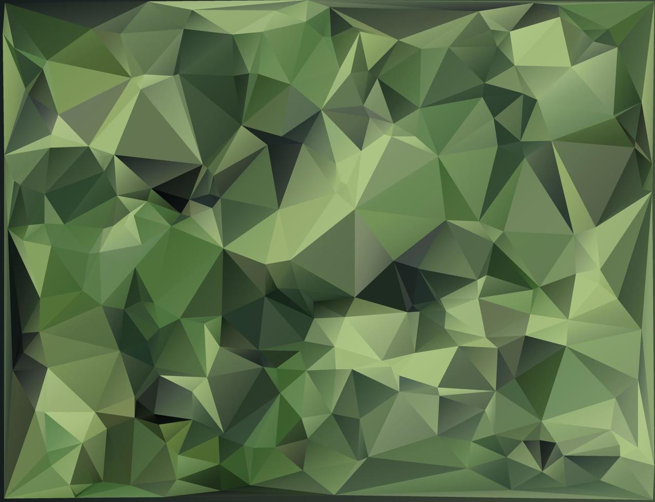 Abstract Vector Military Camouflage Background Made of Geometric Triangles Shapes.Polygonal style.