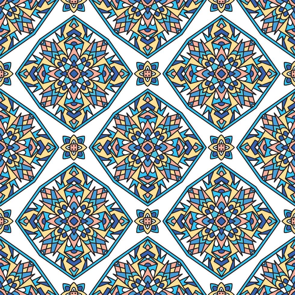 Ethnic tribal art seamless pattern. Geometric print. Boho texture. Cloth design, wallpaper, wrapping vector