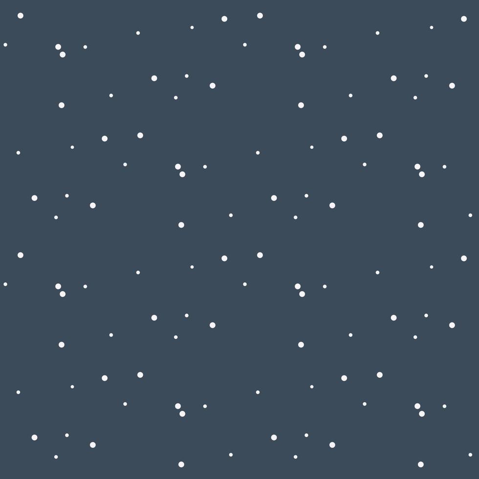 Christmas and New Year symbols seamless pattern. Falling snow. Vector cute print. Digital paper. Design element