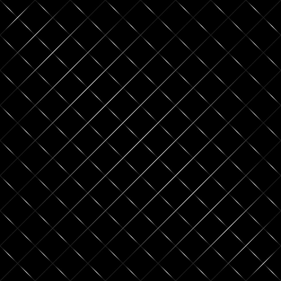 Abstract black background with diagonal lines, Gradient vector retro line pattern design. Monochrome graphic.  - Vector illustration