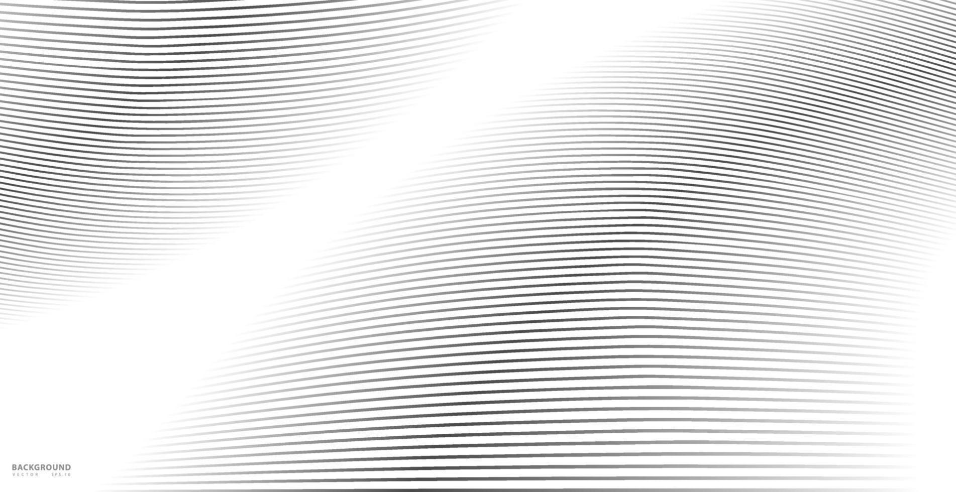 Abstract warped Diagonal Striped Background. Vector curved twisted slanting, waved lines texture. Brand new style for your business design.