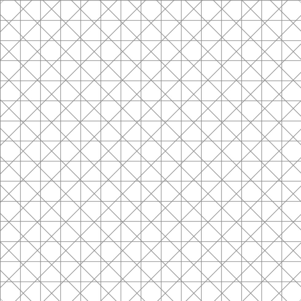 Abstract Black and White Grid Striped Geometric Seamless Pattern - Vector illustration