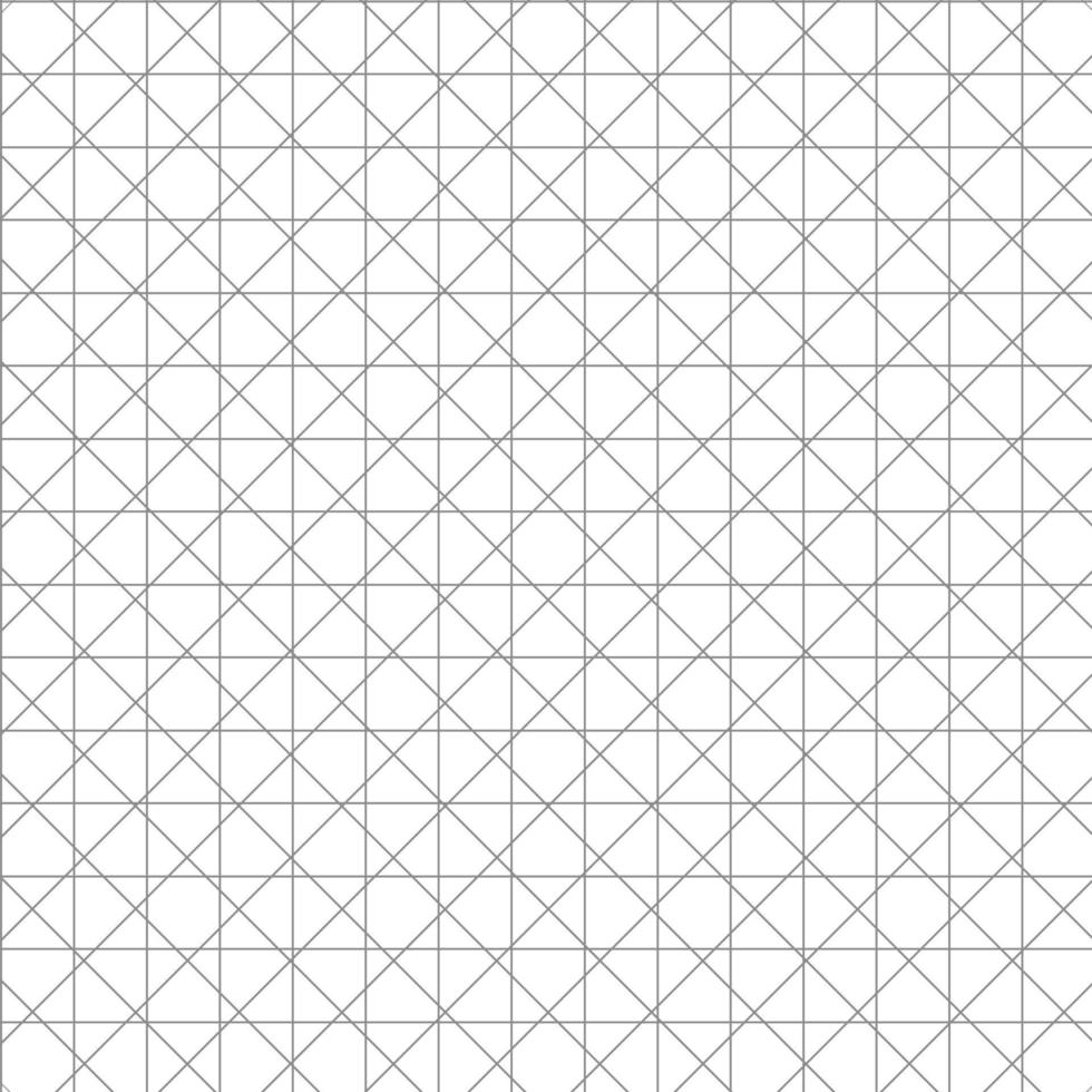 Abstract Black and White Grid Striped Geometric Seamless Pattern - Vector illustration