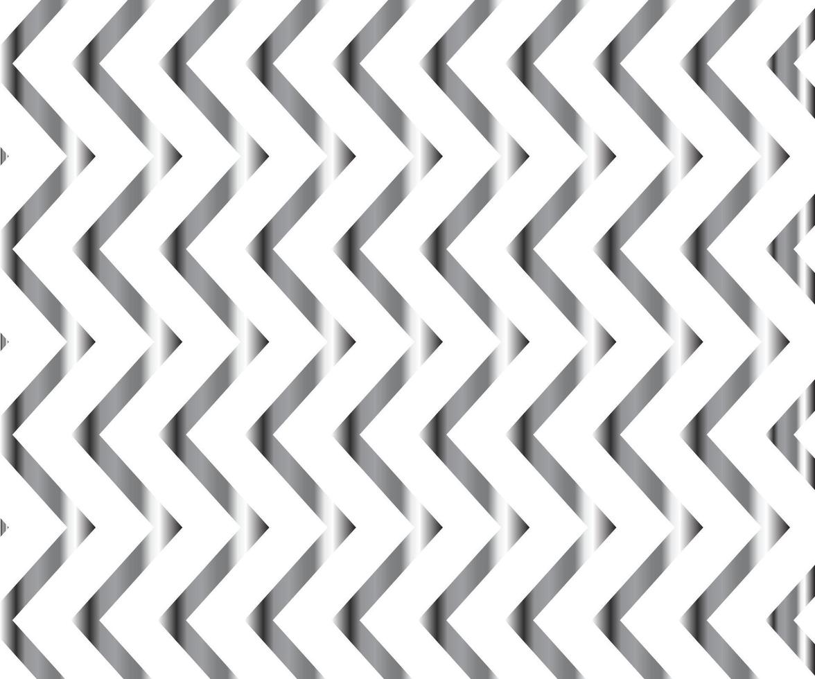 Black and white zigzag chevron pattern. Simple and modern vintage background. web design, greeting card, textile, Eps 10 vector illustration