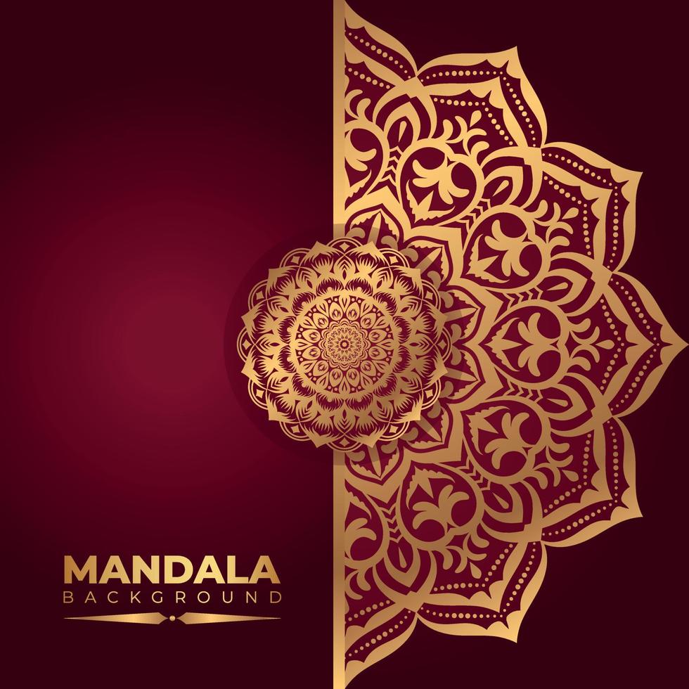 Luxury Mandala Background Design, vector