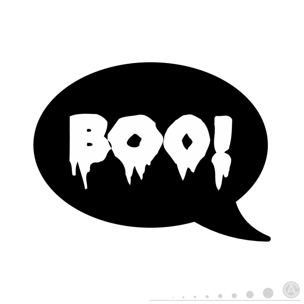 boo icon black.eps vector