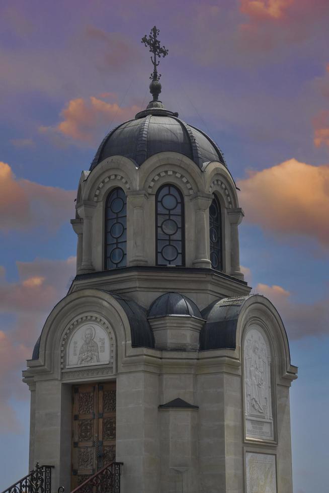 Yalta, Crimea. Chapel on the waterfront of the city. photo