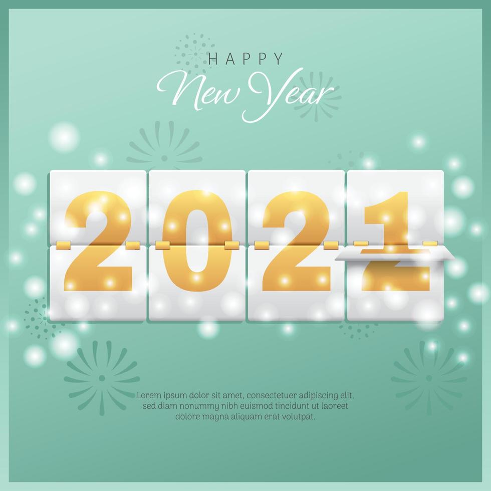 New Year Countdown Illustration vector