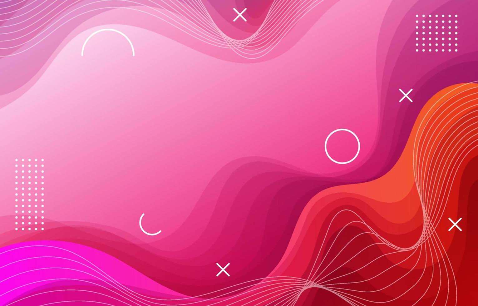 Pink Fluid Background vector