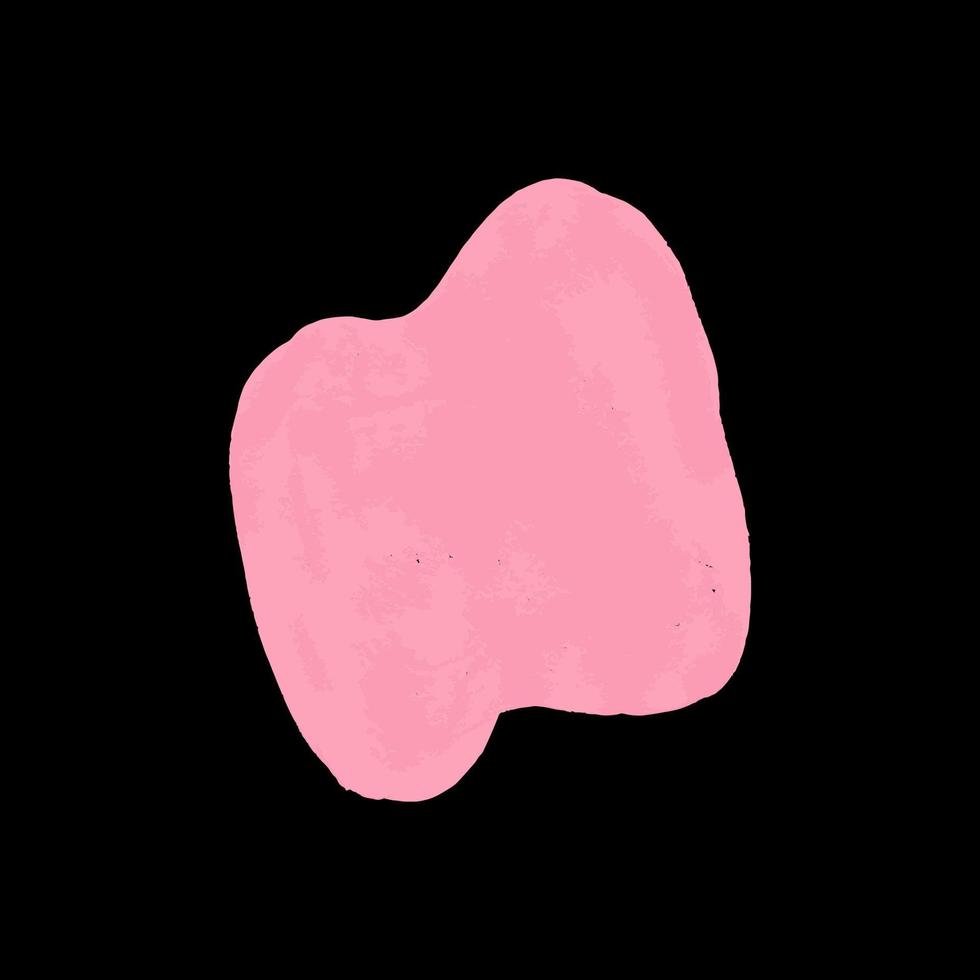 Pink brush stroke isolated on white vector