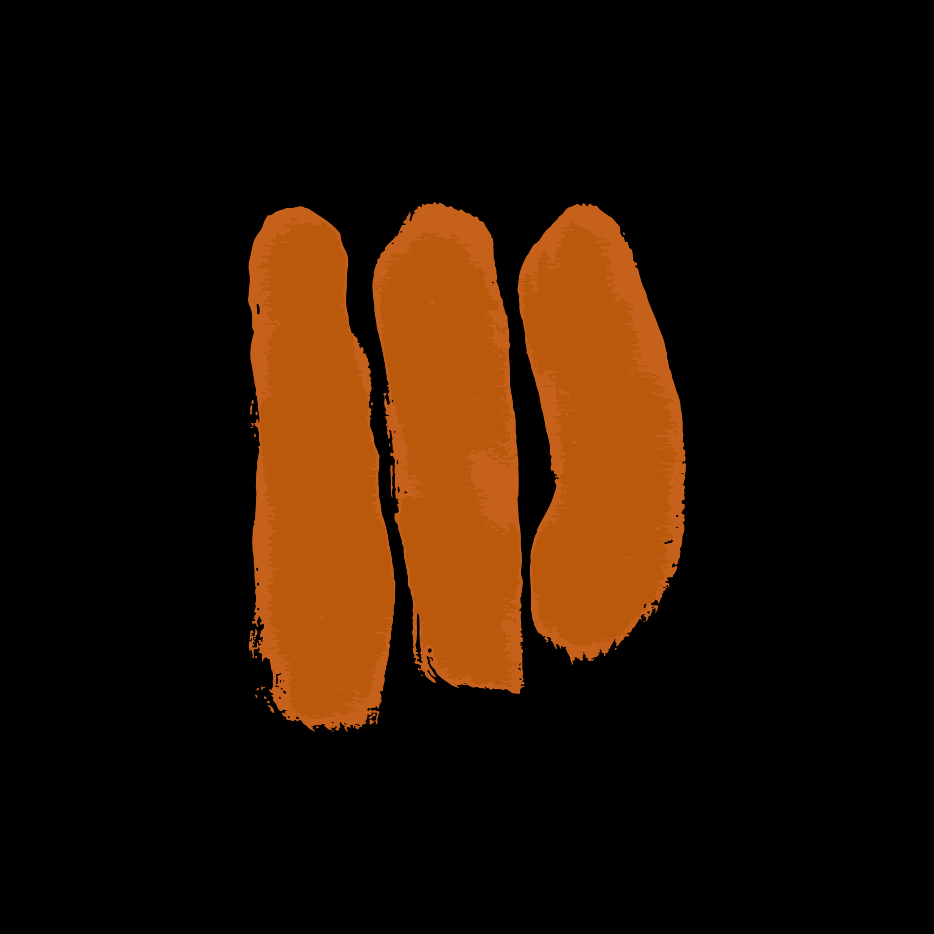 Brown brush stroke isolated on white vector 3709385 Vector Art at Vecteezy