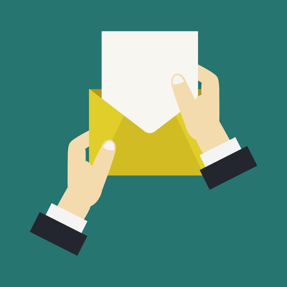 Open message envelope vector