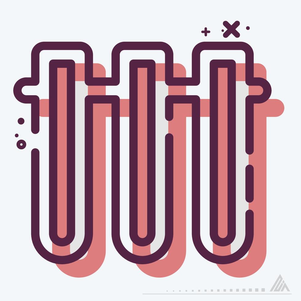 Icon Vector of Vials 2 - MBE Style