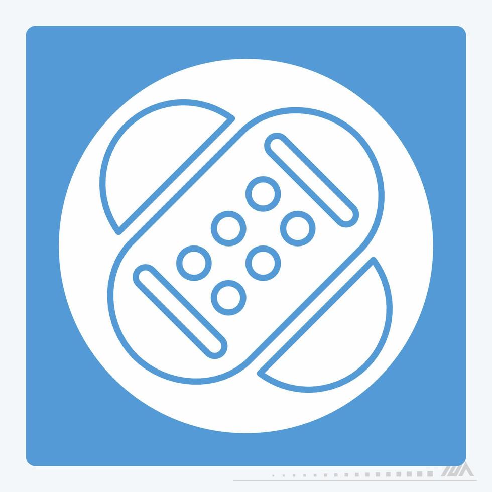 Icon Vector of Adhesive Plaster 2 - White Moon Style