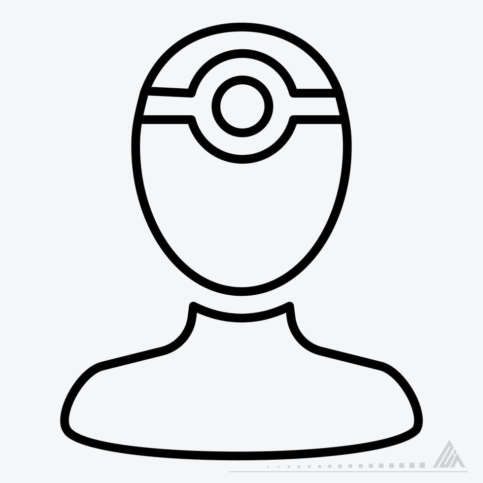 Icon Vector of Surgeon-2 - Line Style