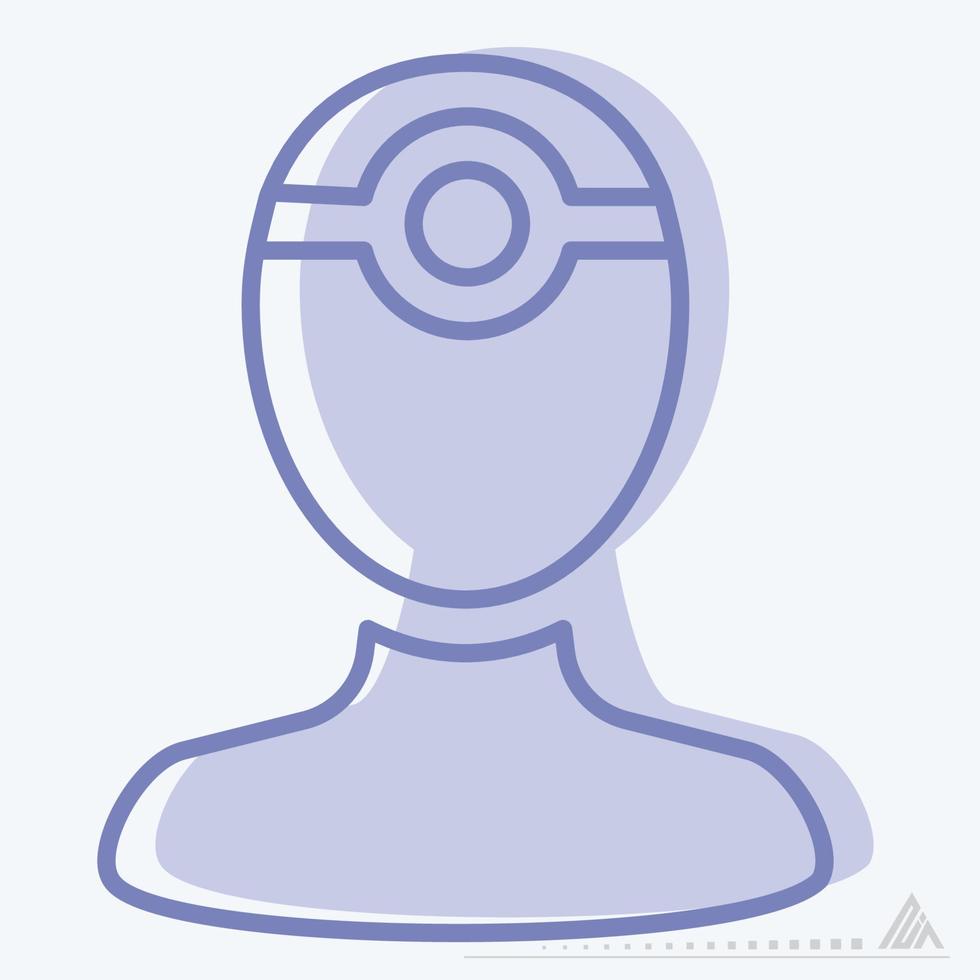 Icon Vector of Surgeon-2 - Two Tone Style