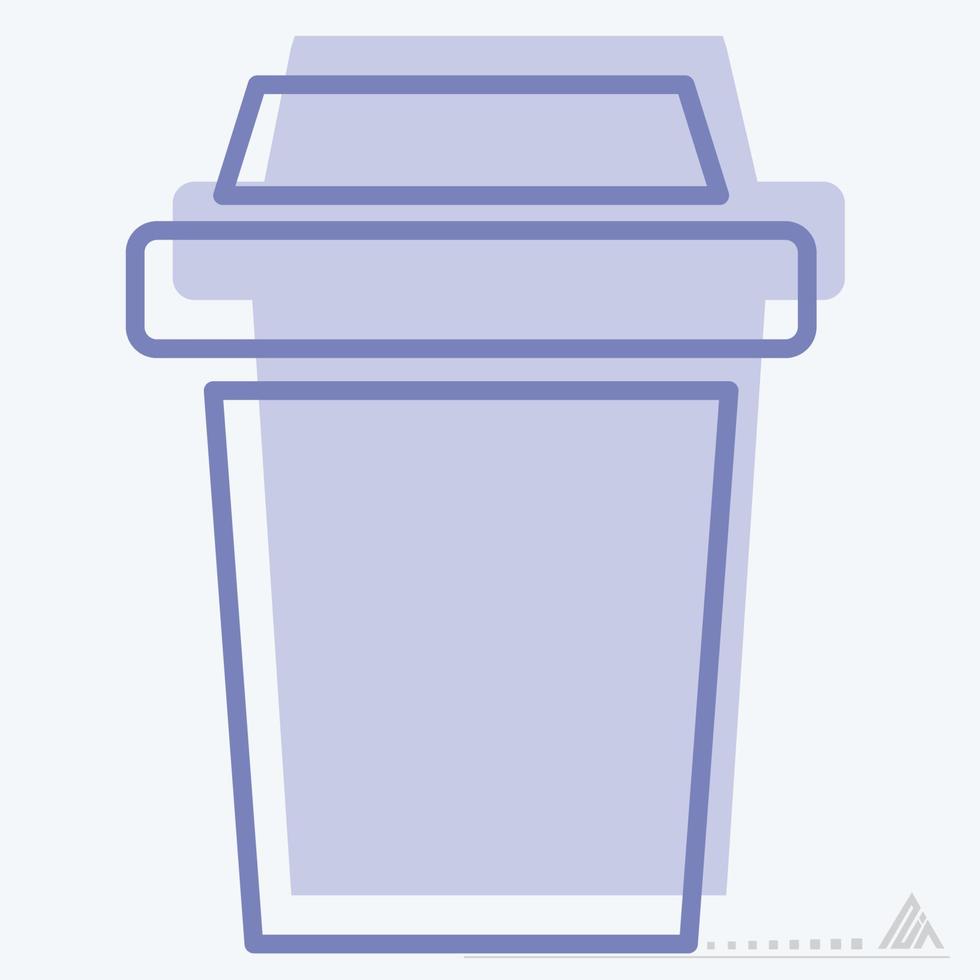 Icon Vector of Tea - Two Tone Style