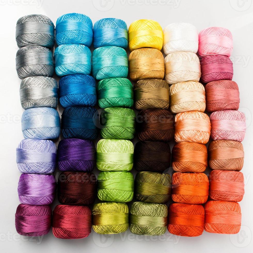 color threads pattern photo