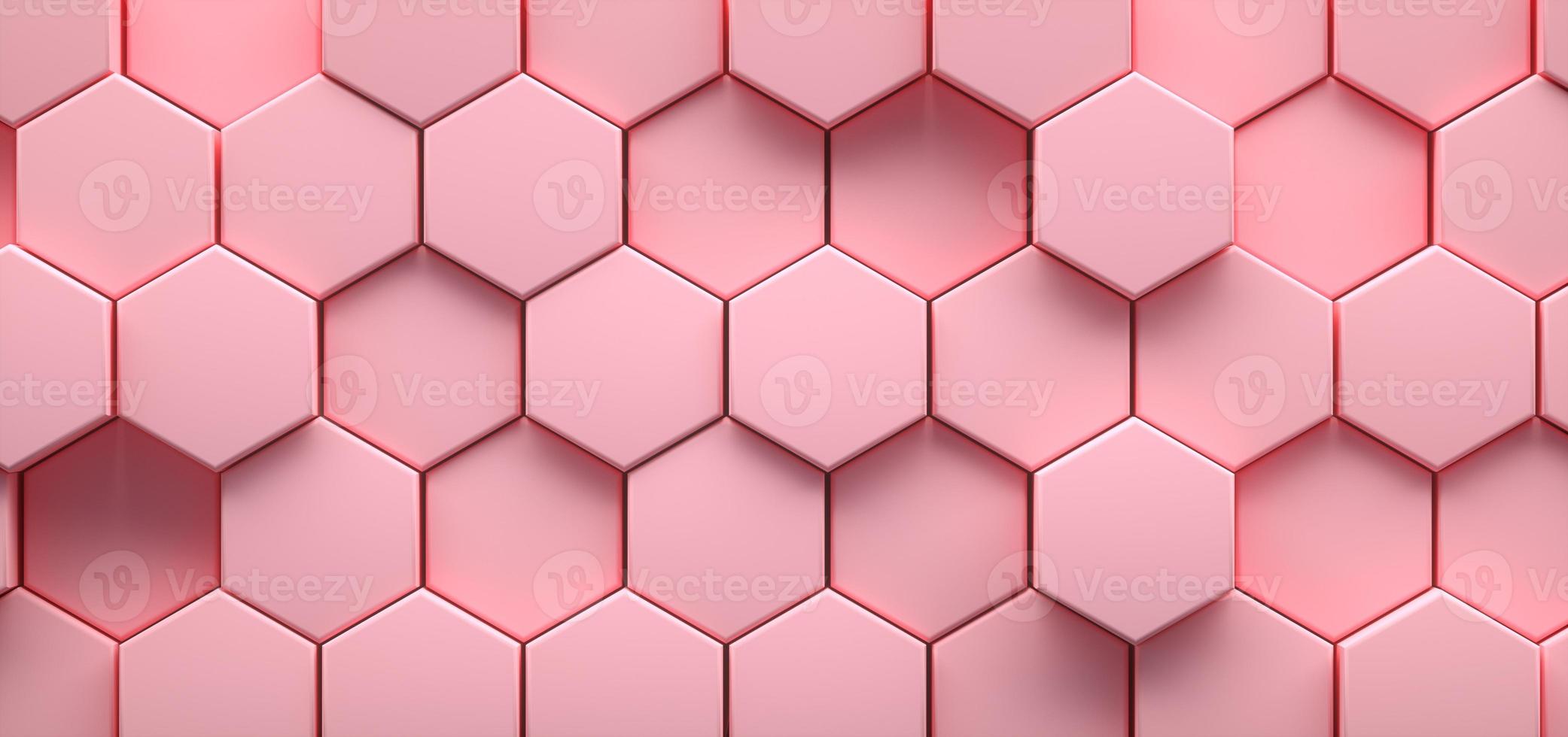 Ilustración 3D. Fondo abstracto hexagonal geométrico blanco. concepto futurista y tecnológico. foto