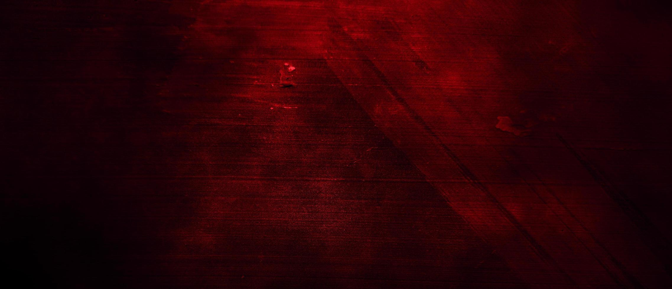 Scary Red and black horror background. Dark grunge red concrete photo
