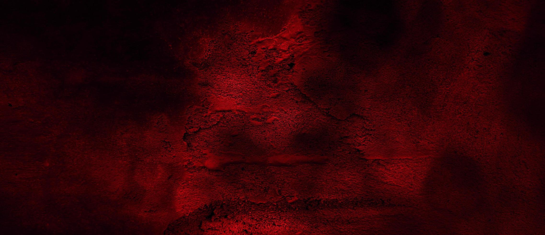 Scary Red and black horror background. Dark grunge red concrete 3714041