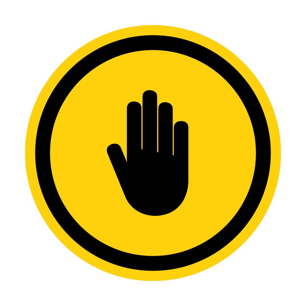 Do Not Entry Symbol Sign Isolate On White Background,Vector Illustration vector
