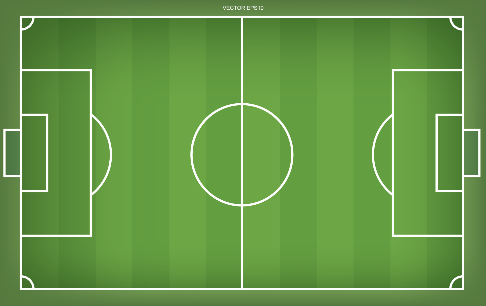 Football field or soccer field background. Green grass court for create