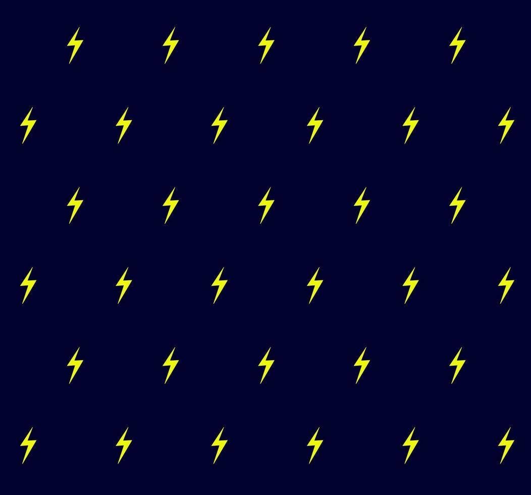 Lightning pattern on a dark background. Vector. Ornament for fabric or packaging. vector