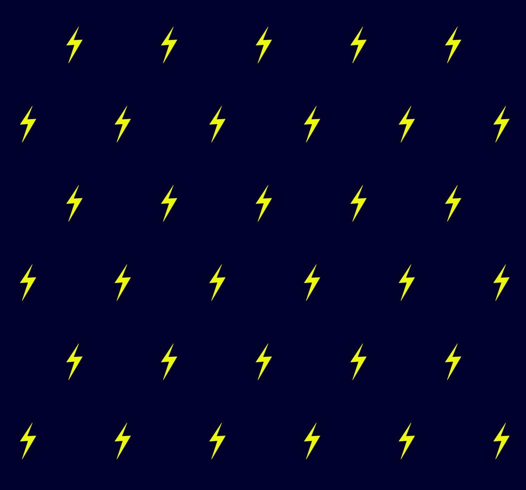 Lightning pattern on a dark background. Vector. Ornament for fabric or packaging. vector