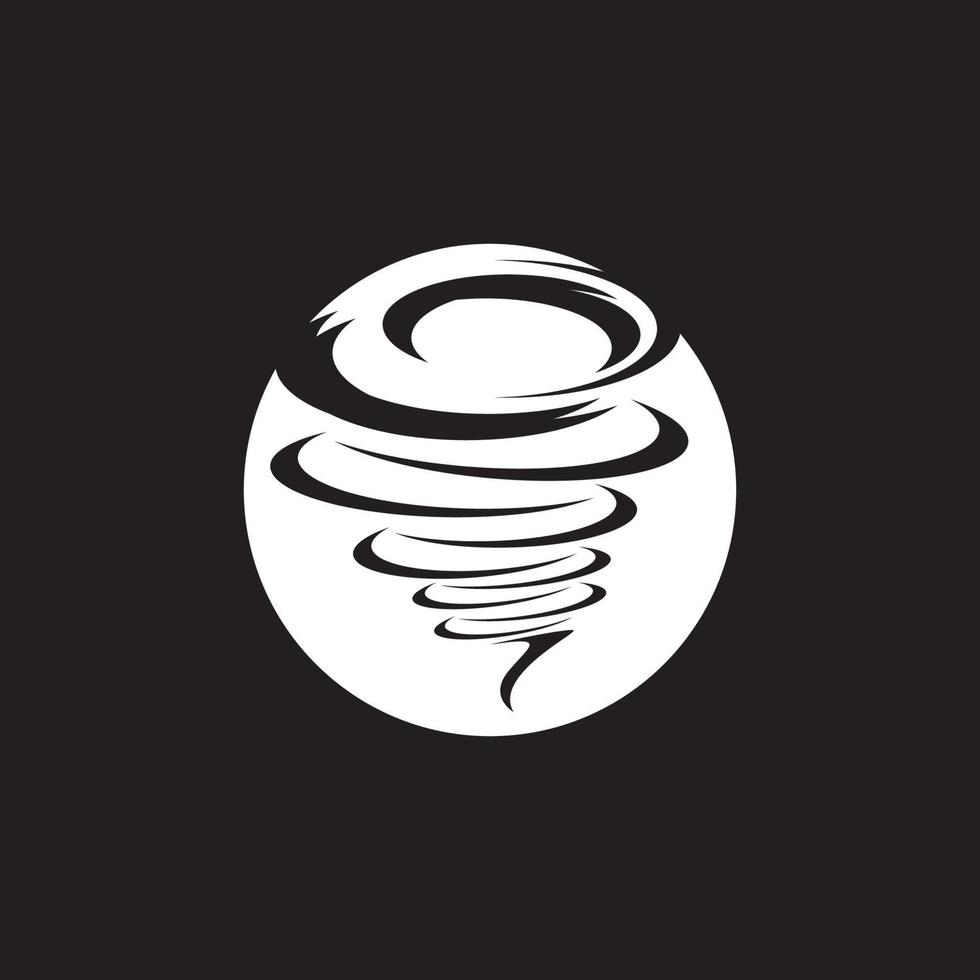 Tornado symbol vector illustration