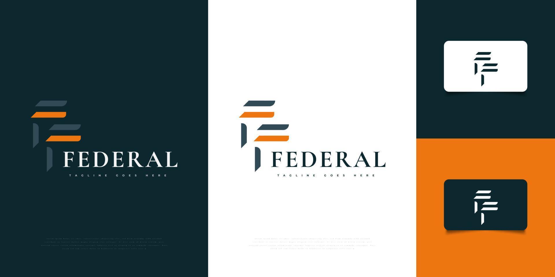 Elegante plantilla de diseño de logotipo de letra inicial fy f. diseño de logotipo ff. símbolo del alfabeto gráfico para la identidad empresarial corporativa vector