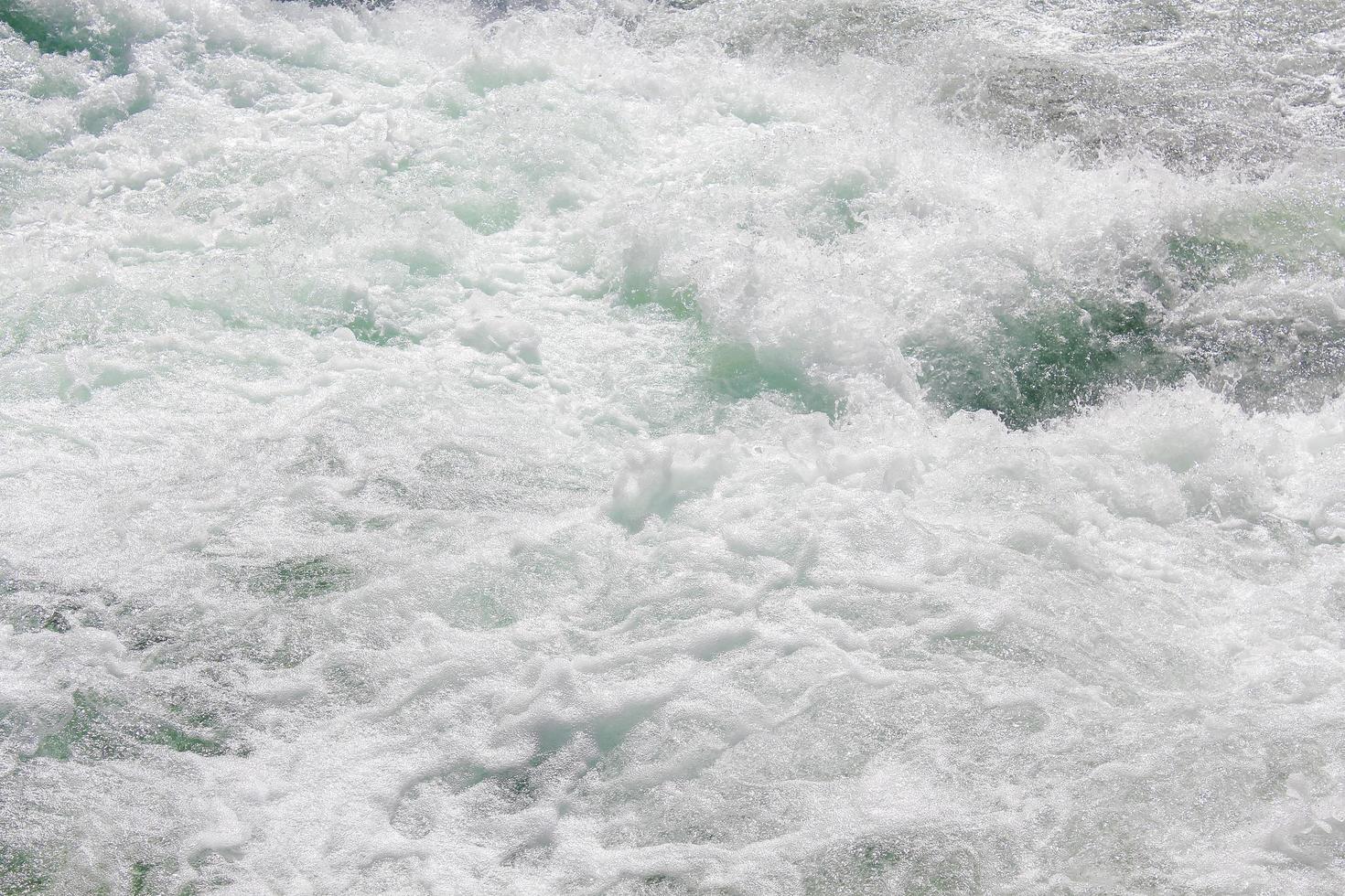 Turquoise water in the river in Undredal Aurlandsfjord Sognefjord Norway. photo