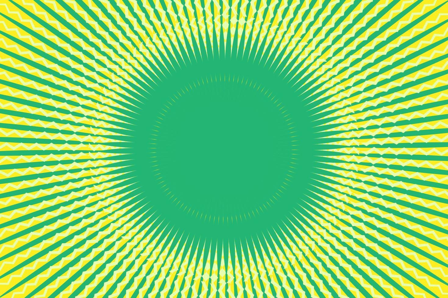 Abstract Frame Sunburst Background. Geometric Sun rays circle frame design. Vector illustration