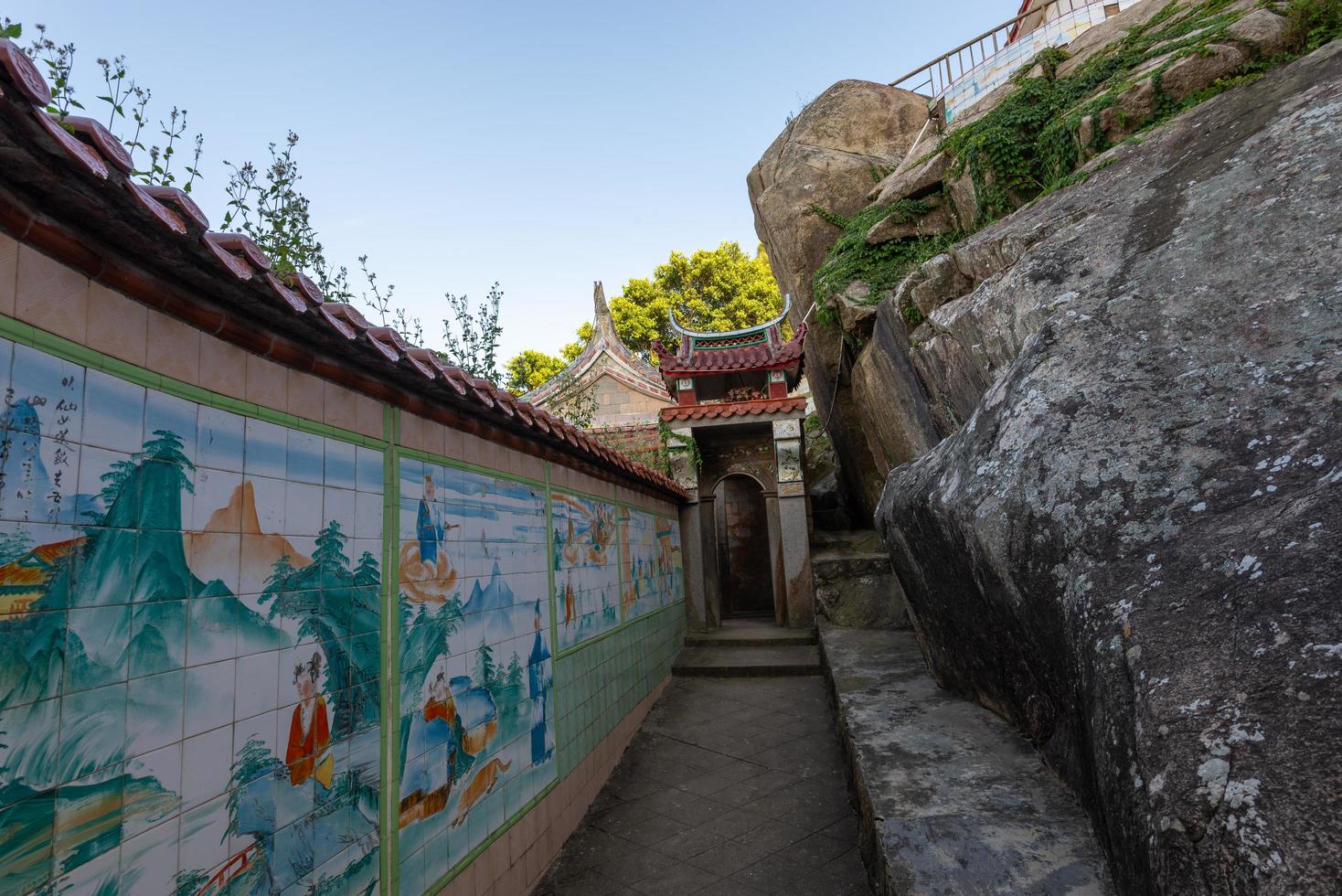 China, 2021 - Mural on a temple photo