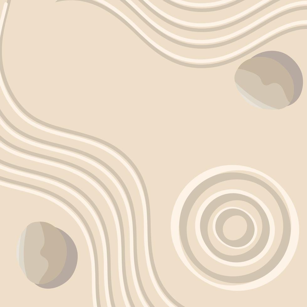 piedras de jardín zen vector