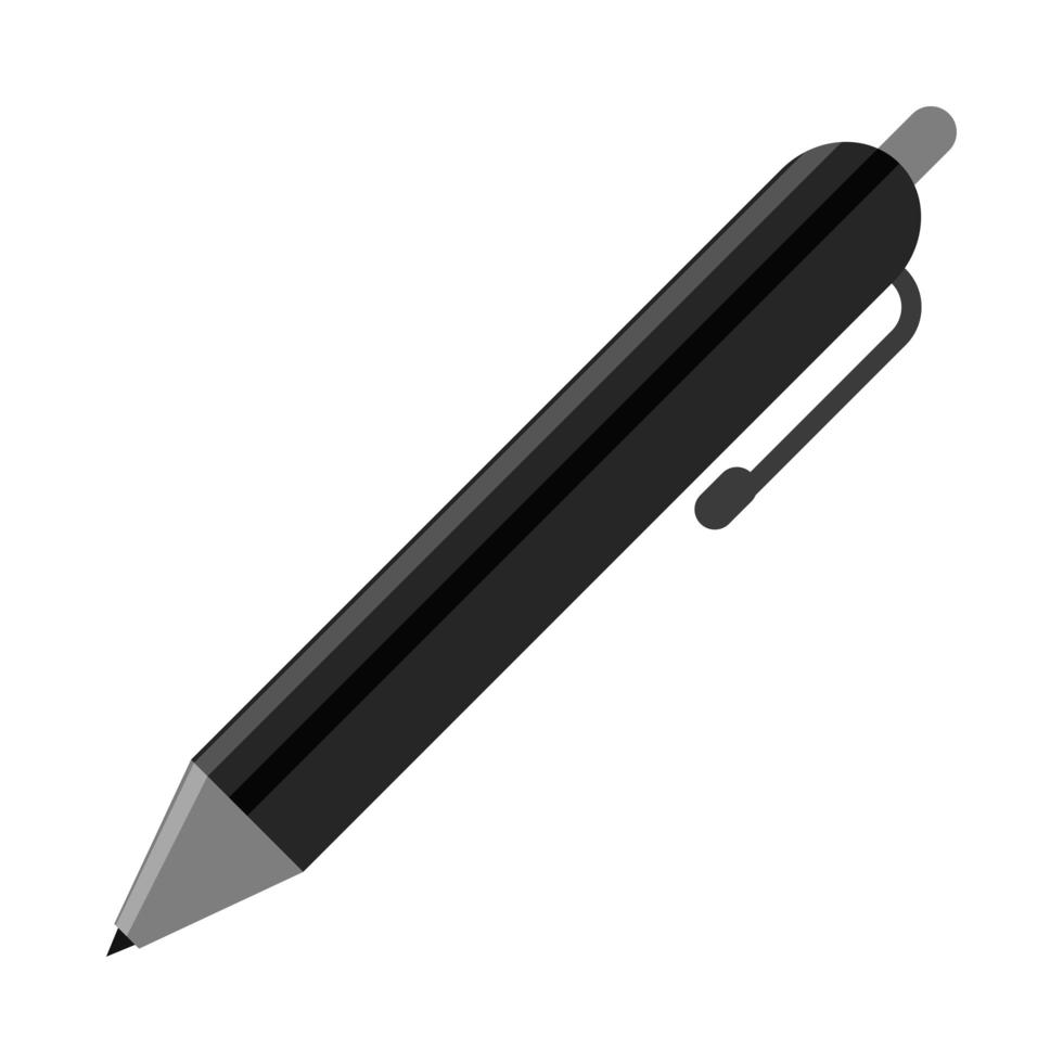 pen supply icon vector