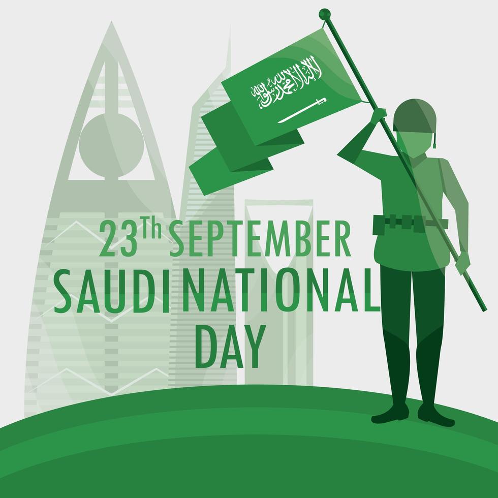 23th september saudi arabia vector
