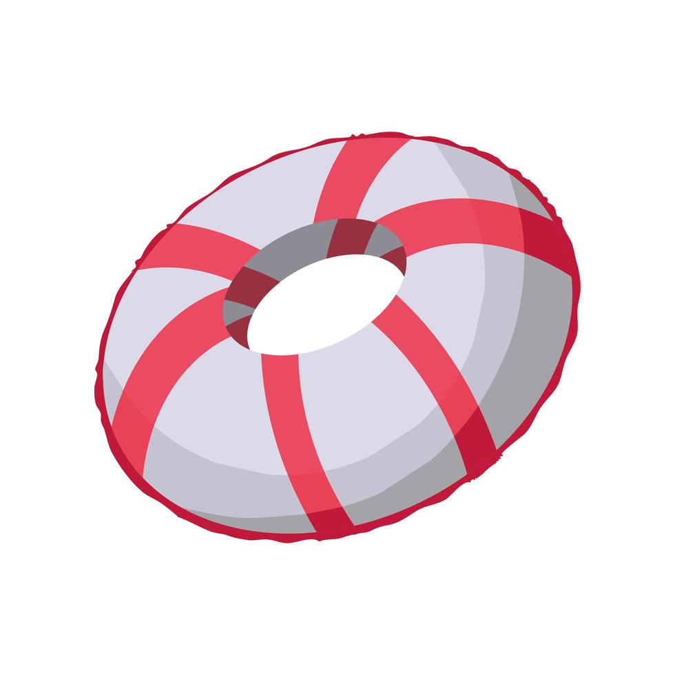 lifebuoy maritime icon vector