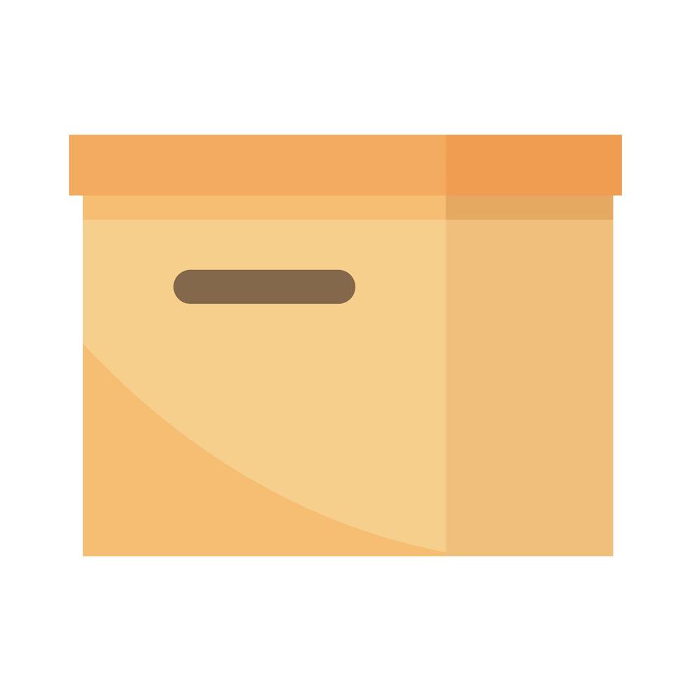 cardboard box storage vector