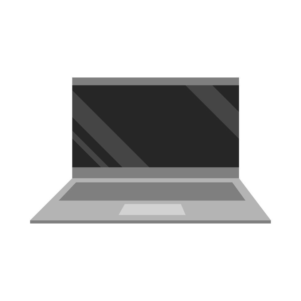 laptop computer gadget vector